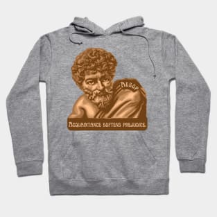 Aesop Portrait and Quote Hoodie